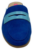 Isaac Mizrahi Always Isaac Size US 7.5 M Women's Casual Slide Mules Lagoon Blue