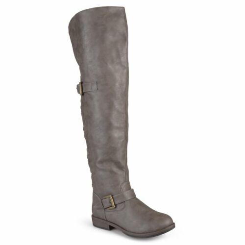 Brinley Co. Kane Size 10 M Women's Wide Calf Knee High Riding Western Boot Taupe