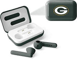 SOAR NFL Bluetooth True Wireless Earbuds with Charging Case Green Bay Packers