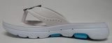 Skechers Go Walk 5 Bali Size 11 M EU 41 Women's Thong Slide Sandals White 111100