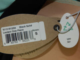 prAna Leolani Size Small (S) High-Neck Mock Collar Gel Underwire One Piece Black - Texas Shoe Shop