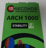 10 Seconds Size 12.5-13.5 Men's Lightweight Full Rigid Arch Insoles Arch 1000