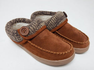 Life is Good Size US 6 M Women's Suede Slip-On Clogs House Slippers Cinnamon