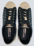 Skechers Goldie Light Catchers Sz US 10 M EU 40 Women's Shoes Black/Gold 155215