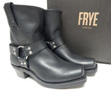 Frye Harness 8R Sz US 11 M Women's Leather Pull On Ankle Boots Black 347455-BLK