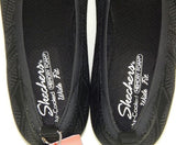 Skechers Cleo Snip Sweet Class Sz US 7 W WIDE EU 37 Women's Slip-On Shoes Black