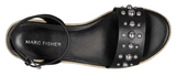 Marc Fisher Joyce Size US 8 M Women's Espadrille Strappy Platform Sandals Black