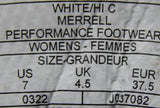 Merrell Bravada 2 Breeze Size 7 EU 37.5 Womens Trail Running Shoes White J037082