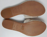 Miz Mooz Alena Sz EU 41 M (US 9.5-10) Women's Leather Ruffle Slide Sandals Cream