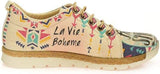 Goby SHR102 Sz EU 40 (US 9.5 M) Women's Slip-On Sneaker Canvas Shoes Free Spirit