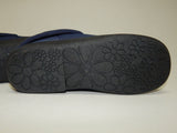 Life is Good Size US 8 M Women's Suede Slip-On Clogs House Slippers Navy Blue