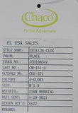 Chaco Chillos Clog Sz 9 M EU 42 Men's Closed Toe Casual Sandals Black JCH108547