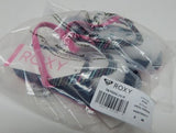 Roxy TW Pebbles VI Sz 8 M (T) Toddlers Girls Slingback Sandals Pink Boysenberry