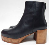 Intentionally Blank Speed Size EU 38 (US 8 M) Women's Leather Ankle Boots Black