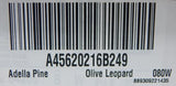 Clarks Adella Pine Sz 8 W WIDE EU 39 Women's Slip-On Booties Dark Olive Leopard
