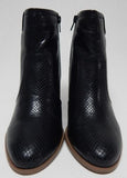 Carlos by Carlos Santana Rowan Sz 9.5 M EU 39.5 Women's Ankle Boots Black Snake