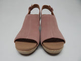 Rockport Vivienne Size US 9 W WIDE Women's Suede Slingback Sandals Light Rose
