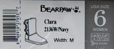 Bearpaw Clara Size 6 M EU 37 Women's Stain-Resist Suede Winter Boots Navy 2136W