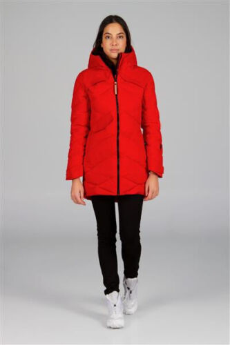Indyeva/Indygena Manta II Size Small Women's Hooded Winter Jacket Chili H02DJ036