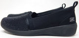 Skechers Arya Shine and Glow Size 8.5 EU 38.5 Women's Slip-On Shoes Black 104110