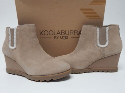 Koolaburra by UGG Yonela Size US 9 M EU 40 Women's Suede Wedge Boots Amphora