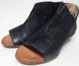 Miz Mooz Clermont Size EU 38 W WIDE (US 7.5-8) Women's Leather Peep-Toe Booties