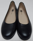 SAS Scenic Sz US 9 S (AAA) SLIM Women's Leather Ballet Flat Shoes Loafers Black