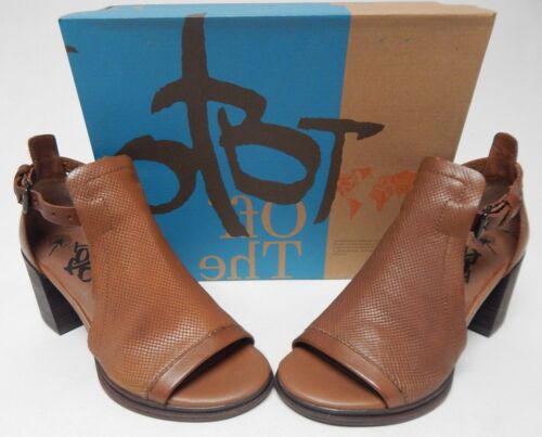 OTBT Metaphor Size US 6.5 M Women's Leather Ankle Strap Open Toe Sandals Brown