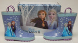 Josmo Disney Frozen II Size 11/12 M Little Kids Girls Pull-On Rain Boots Purple
