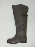 Brinley Co. Kane Size 10 M Women's Wide Calf Knee High Riding Western Boot Taupe