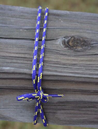 Purple and Yellow LSU Colored Shoe Laces 45