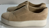 J/Slides Netty Size US 10 M Women's Suede Slip-On Sneakers Platform Shoes Sand