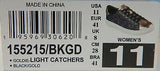 Skechers Goldie Light Catchers Sz US 11 M EU 41 Women's Shoes Black/Gold 155215