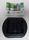Elite Relief Portable Muscle Recovery Roller Compact Travel Massager Black