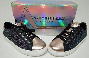 Skechers Goldie Light Catchers Size US 8.5 M EU 38.5 Women's Shoes Black/Gold