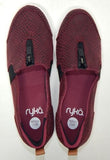 Ryka Vivvi Sz 7.5 M EU 37.5 Women's Lifestyle Slip-On Shoe w Zip Detail Plum Red