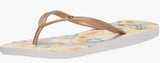 Roxy Bermuda Size US 9 M EU 40 Women's Flip-Flop Beach Thong Sandal White Orange