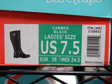 Baretraps Carmen Size US 7.5 M EU 38 Women's Motorcycle Tall Riding Boots Black