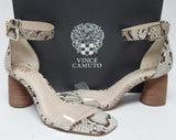 Vince Camuto Mejorla Sz US 8 W WIDE EU 38.5 Women's Leather Ankle Strap Sandals