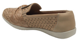 Earth Origins Finley Size US 8.5 W WIDE EU 40 Women's Nubuck Slip-On Shoes Wheat