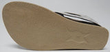 Modzori Lirah Size US 8 M EU 39 Women's Reversible Low Wedge Sandals Black/Bone