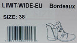 Miz Mooz Limit Size EU 38 W WIDE (US 7.5-8) Women's Leather Ankle Boots Bordeaux