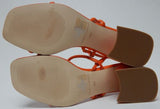 Marc Fisher Galvin Sz 7.5 M Women's Strappy Slingback Block Heel Sandals Sunkist