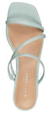 Marc Fisher Cary Size 8.5 M Women's Block Heel Strappy Slide Sandals Light Blue