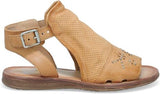 Miz Mooz Fifi Size EU 38 W WIDE (US 7.5-8) Women's Studded Leather Sandals Wheat