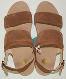Revitalign Up Swell Size US 8 M (B) EU 38.5 Women's Suede Strappy Sandals Brown