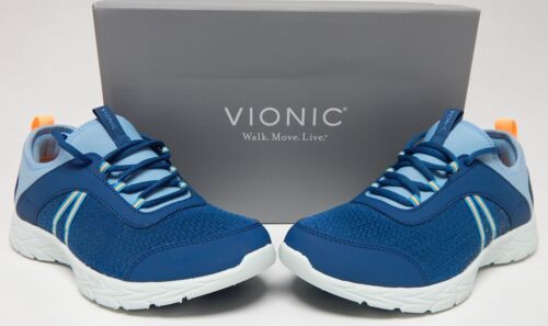 Vionic Helena Size US 7 M EU 38 Women's Slip-On Running Walking Shoes Dark Blue