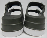 J/Slides Simply Size US 9 M Women's Adjustable EVA Platform Slide Sandals Khaki