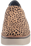 Dr. Scholl's Look Out Sz 6 M EU 36 Women's Slip-On Platform Sneakers Tan Leopard