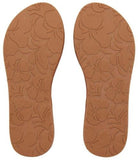 Roxy Lorraine Braid Sz 11 M Women's Leather Braided Flip Flop Thong Sandal Mauve